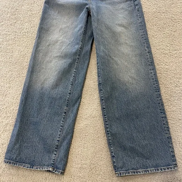 Madewell The Perfect Vintage Wide Leg Jean Womens 26x29 Blue High Rise NR475 - Picture 5 of 15